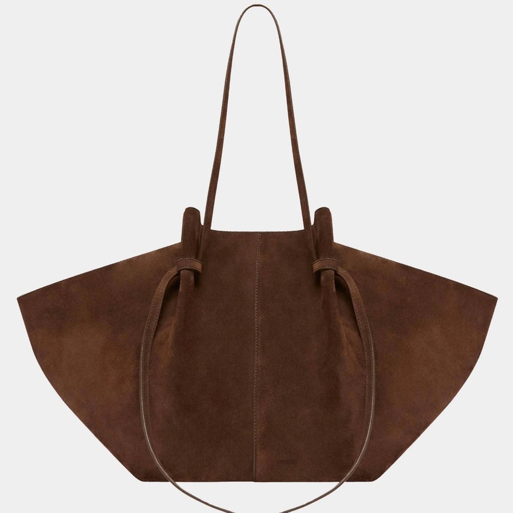 YUZEFI MOCHI CHOCOKATE SUEDE TOTE